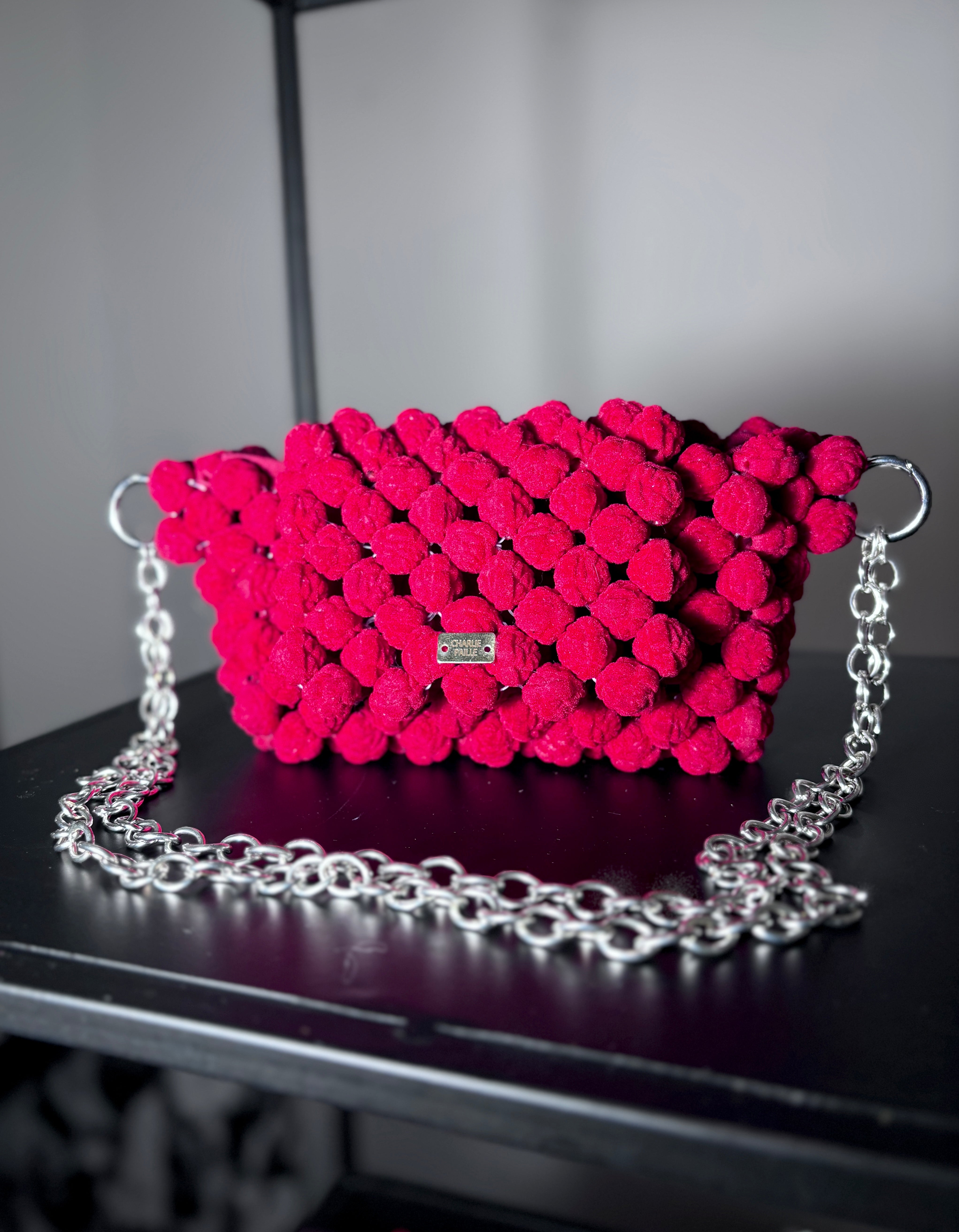 Sac roses rouges